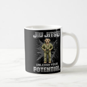 Caneca De Café Cachorro de Jiu Jitsu Brasileiro MMA e Grappling B