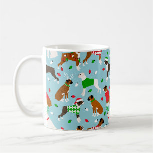 Caneca De Café Cachorro de Natal Cachorro Mug