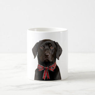 Caneca De Café Cachorro de Natal no Black Lab