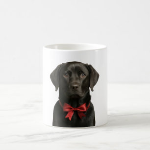 Caneca De Café Cachorro de Natal no Black Lab