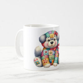 Caneca De Café Cachorro de Patches Adorável #9 Arte Digital