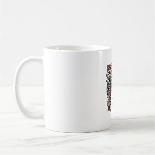 Caneca De Café Cachorro de Resgate Patriota