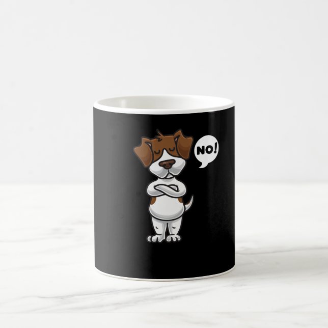 Caneca De Café Cachorro de Terrier Jack Russell (Centro)