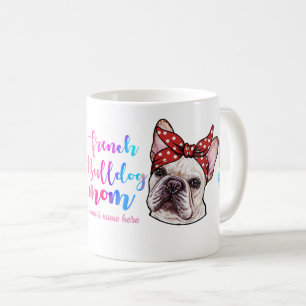 Caneca De Café Cachorro-Dia de as mães francês Cachorro-Grande