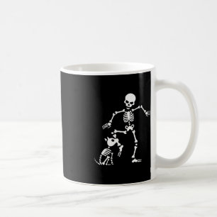 Caneca De Café Cachorro divertido como ossos Figuram no Dia das B