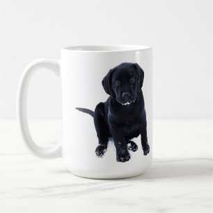 Caneca De Café Cachorro do Retriever Labrador Preto Bonito