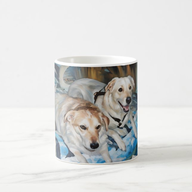 Caneca De Café Cachorro dos Amigos da Puppy (Centro)