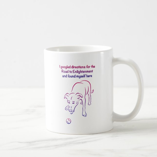 Caneca De Café Cachorro e Bola - Iluminismo (Direita)