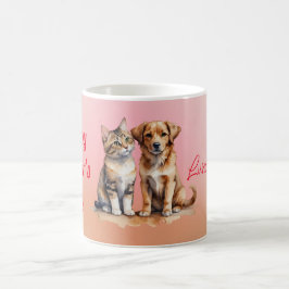 Caneca De Café Cachorro e Cachorro Cachorro