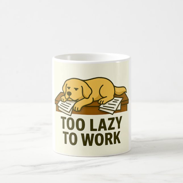 Caneca De Café Cachorro engraçado (Centro)