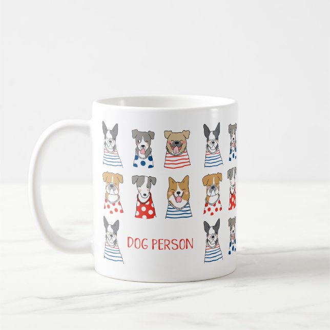 Caneca De Café Cachorro Engraçado, citação (Esquerda)