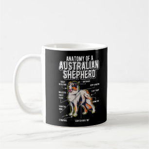 Caneca De Café Cachorro Engraçado de Anatomia Australiana
