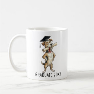 Caneca De Café Cachorro engraçado Formatura Personalizada