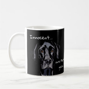 Caneca De Café Cachorro Engraçado Grande Dane Nocivo