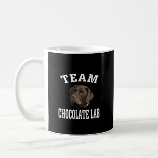 Caneca De Café Cachorro | Equipe Chocolate Labrador Retriever