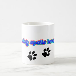Caneca De Café Cachorro Escreve Amor