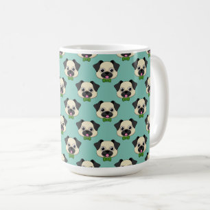 Caneca De Café Cachorro Feliz e Bonito com Papillon