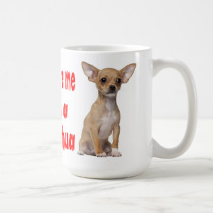 Caneca de Café Cachorro Filhote Chihuahua Amor Ver