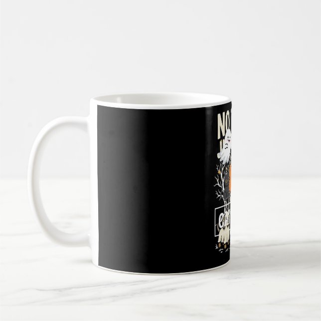 Caneca De Café Cachorro Fofo de Halloween Sem Pegadinhas Só Gulos (Esquerda)