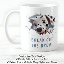 Cachorro Fofo Em Uma Caneca! Novidade Para Amantes
