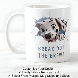 Caneca De Café Cachorro Fofo Em Uma Caneca! Novidade Para Amantes