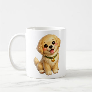 Caneca De Café Cachorro Fofo Kawaii