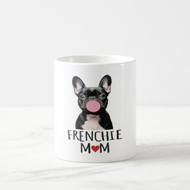 Caneca De Café Cachorro francês fofo (Centro)