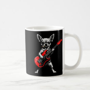 Caneca De Café Cachorro fumando meme engraçado de chihuahua tocan