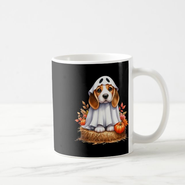 Caneca De Café Cachorro Gato-De-Feiticeiro Como Cachorro-Fantasma (Direita)