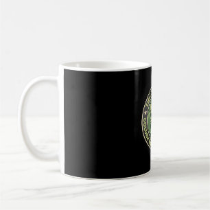 Caneca De Café Cachorro Golden Retriever de Halloween Este é meu 