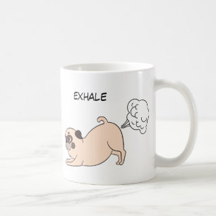 Caneca De Café Cachorro Inalado Enalado Engraçado