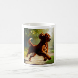 Caneca De Café Cachorro Irlandês Setter