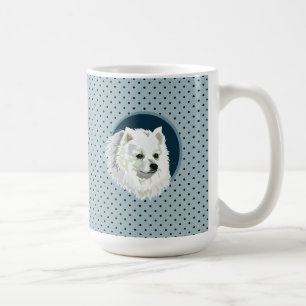 Caneca De Café Cachorro japonês Spitz