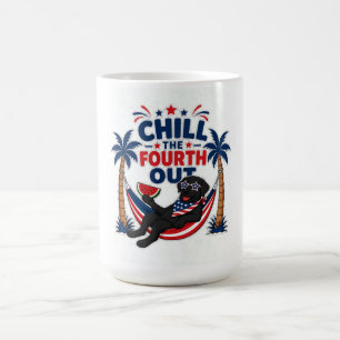 Caneca De Café Cachorro Labrador Preto Engraçado Esfrie o Quatro