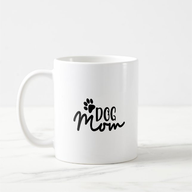 Caneca De Café Cachorro Mãe Engraçado (Esquerda)
