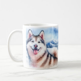 Caneca De Café Cachorro Mãe / Pai Inverno Rouco -