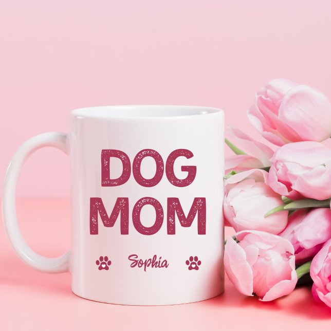 Caneca De Café Cachorro Mãe Personalizada (Criador carregado)