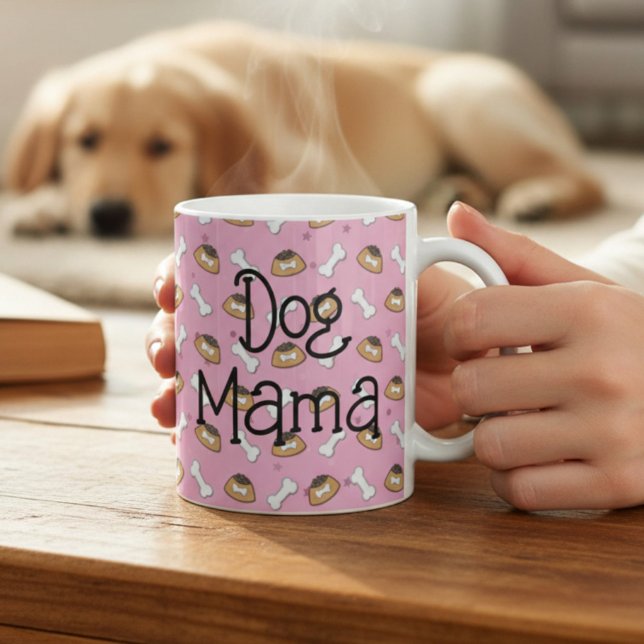 Caneca De Café Cachorro Mama (Criador carregado)
