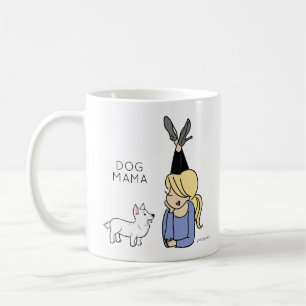 Caneca De Café Cachorro Mama Café Mug