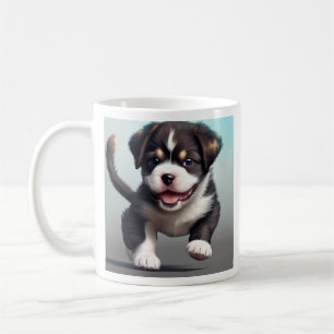 Caneca De Café Cachorro-marrom personalizado