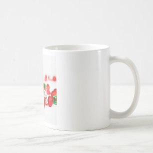 Caneca De Café Cachorro Papillon Fofo Chapéu de Natal do Papai No