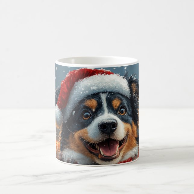 Caneca De Café Cachorro Pastor Australiano Montanha-Russa de Nata (Centro)