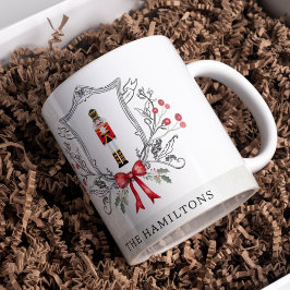Caneca De Café Cachorro Personalizado Clássico de Natal