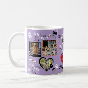 Caneca De Café Cachorro Personalizado, Foto Personalizada De Cach