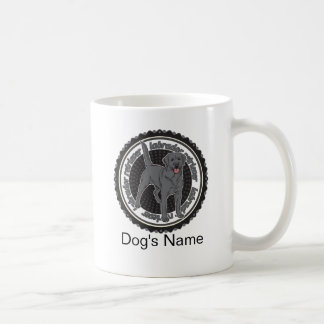 Caneca De Café Cachorro Personalizado Labrador Retriever Com Nome