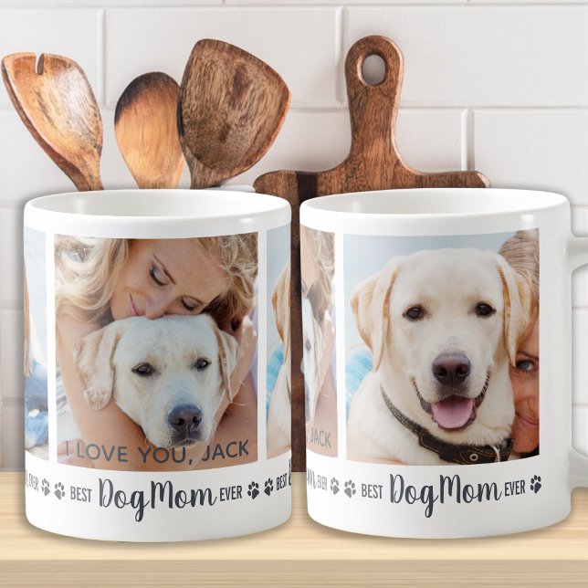 Caneca De Café Cachorro Personalizado Mãe Coffee Mug (Criador carregado)