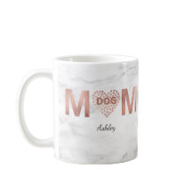 Cachorro Personalizado Mãe Rosa Dourada Imprime Co