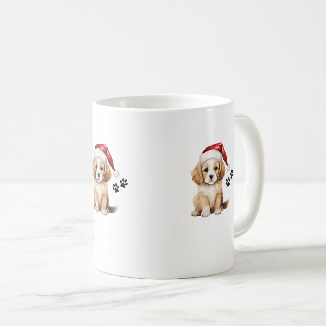 Caneca De Café Cachorro Personalizado, Pet Mug Personalizado, Cac (Frente Esquerda)