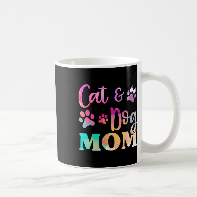 Caneca De Café Cachorro Pet Mamãe Camisa Para Mulheres (Direita)