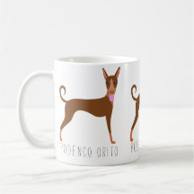 Cachorro Podenco Orito Personalizável